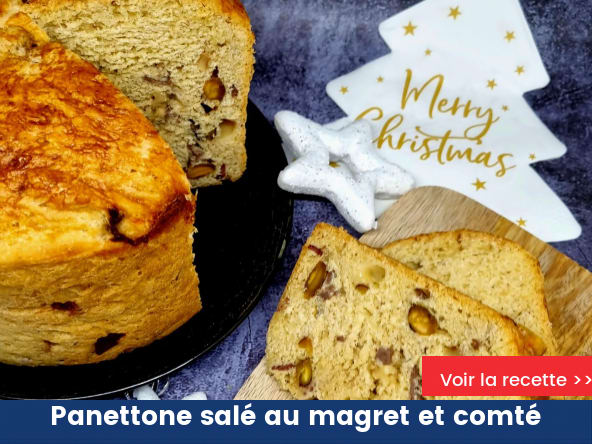 Panettone salé au magret et comté